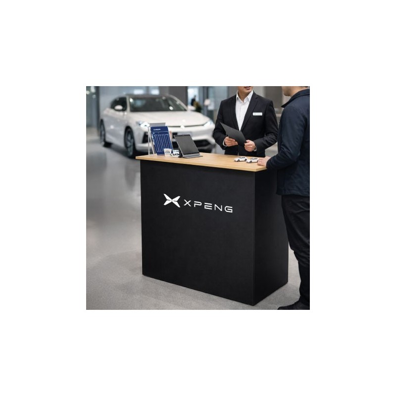 Banque d'accueil pliable